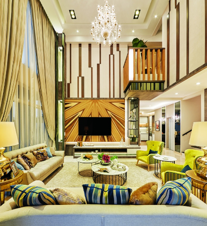 Choose Lighting For Double Height, Chandelier Design For Living Room Indian