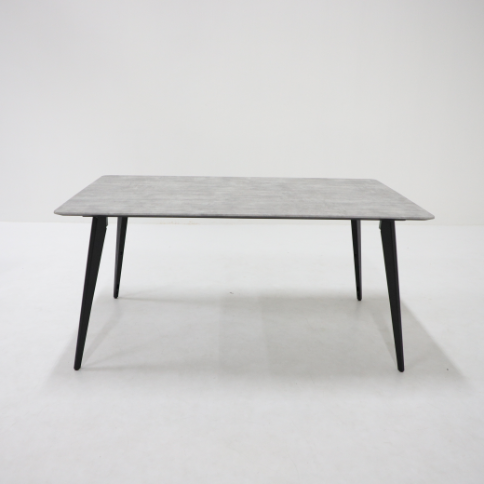 Picture of CINZA Classic VERSATILE Top L1600 x  W900 x T22mm (Sandy Touch) - Cement & Metal Table Leg