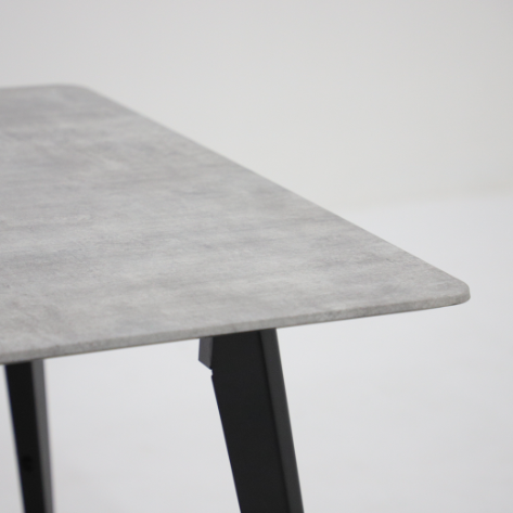 Picture of CINZA Classic VERSATILE Top L1600 x  W900 x T22mm (Sandy Touch) - Cement & Metal Table Leg