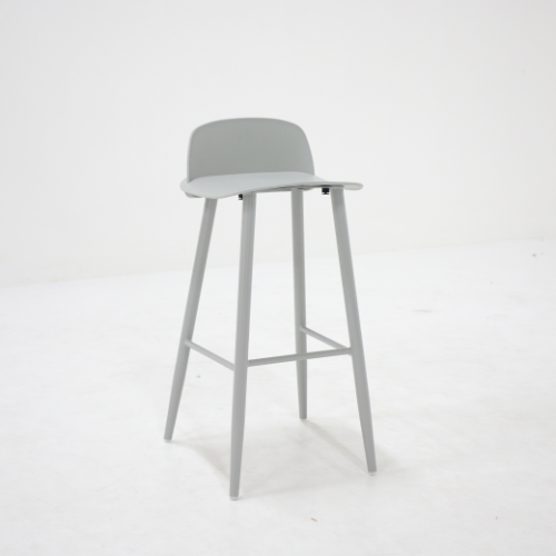 Picture of GIENA PLASTIC HIGH STOOL - WHITE