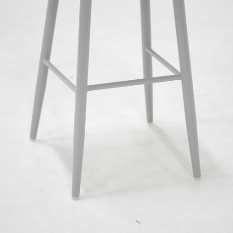 Picture of GIENA PLASTIC HIGH STOOL - WHITE