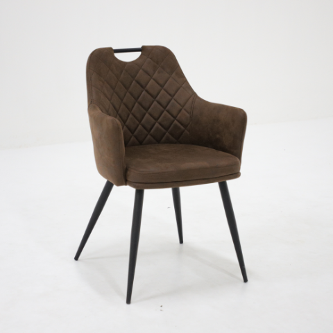 Picture of HICKORY METAL DINING CHAIR WITH  FABRIC