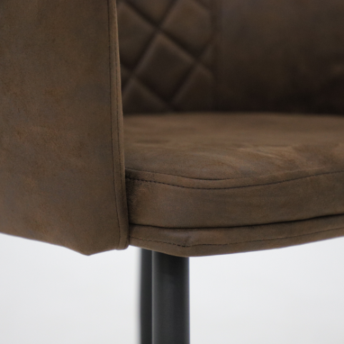 Picture of HICKORY METAL DINING CHAIR WITH  FABRIC