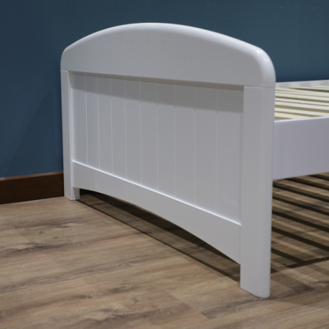 Picture of MELODY SUPER SINGLE WOODEN BED - WHITE
