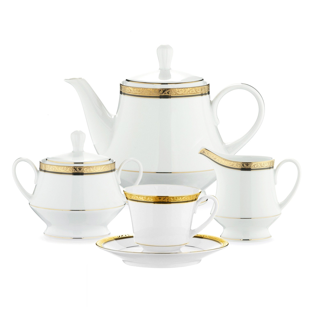 Picture of Noritake 17Pcs Tea Set For 6 Persons - Regent Gold
