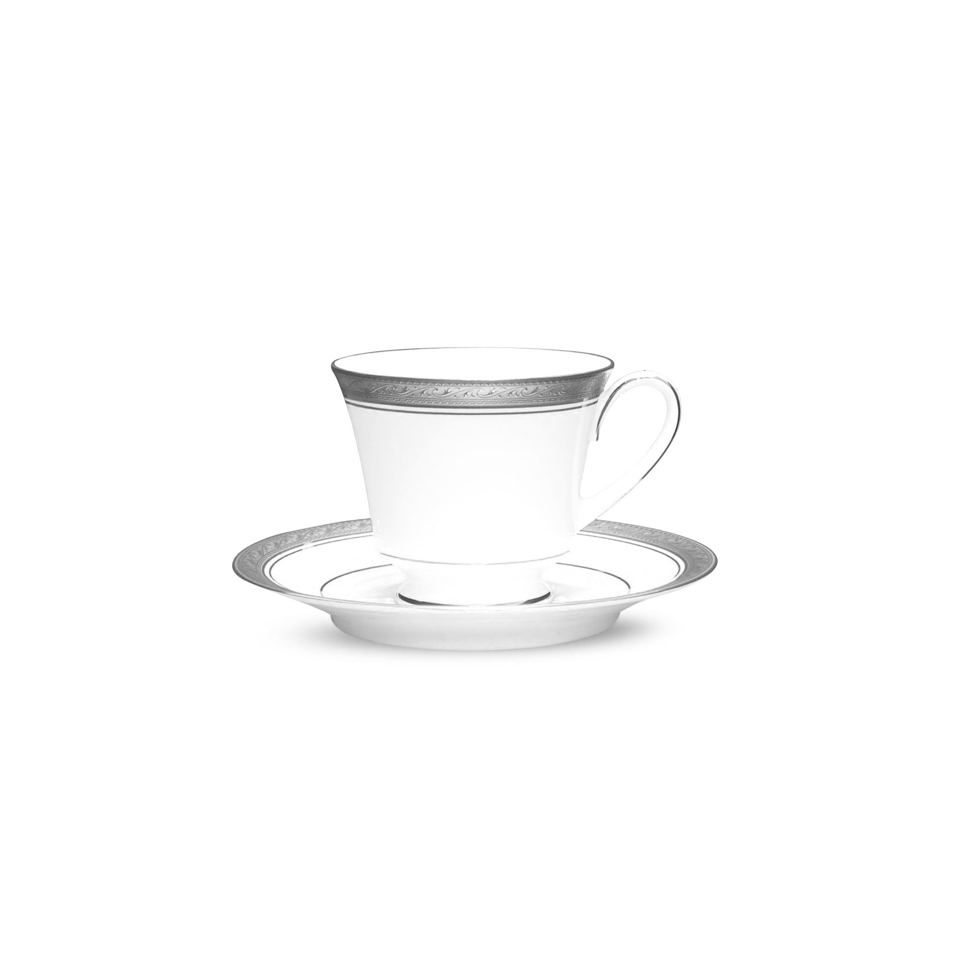 Picture of Noritake 13Pcs Cup and Saucer with Dinner Plate - Crestwood Platinum